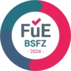 FuE The BSFZ seal certifies the R&D activities of companies that have received at least one positive decision from the BSFZ.